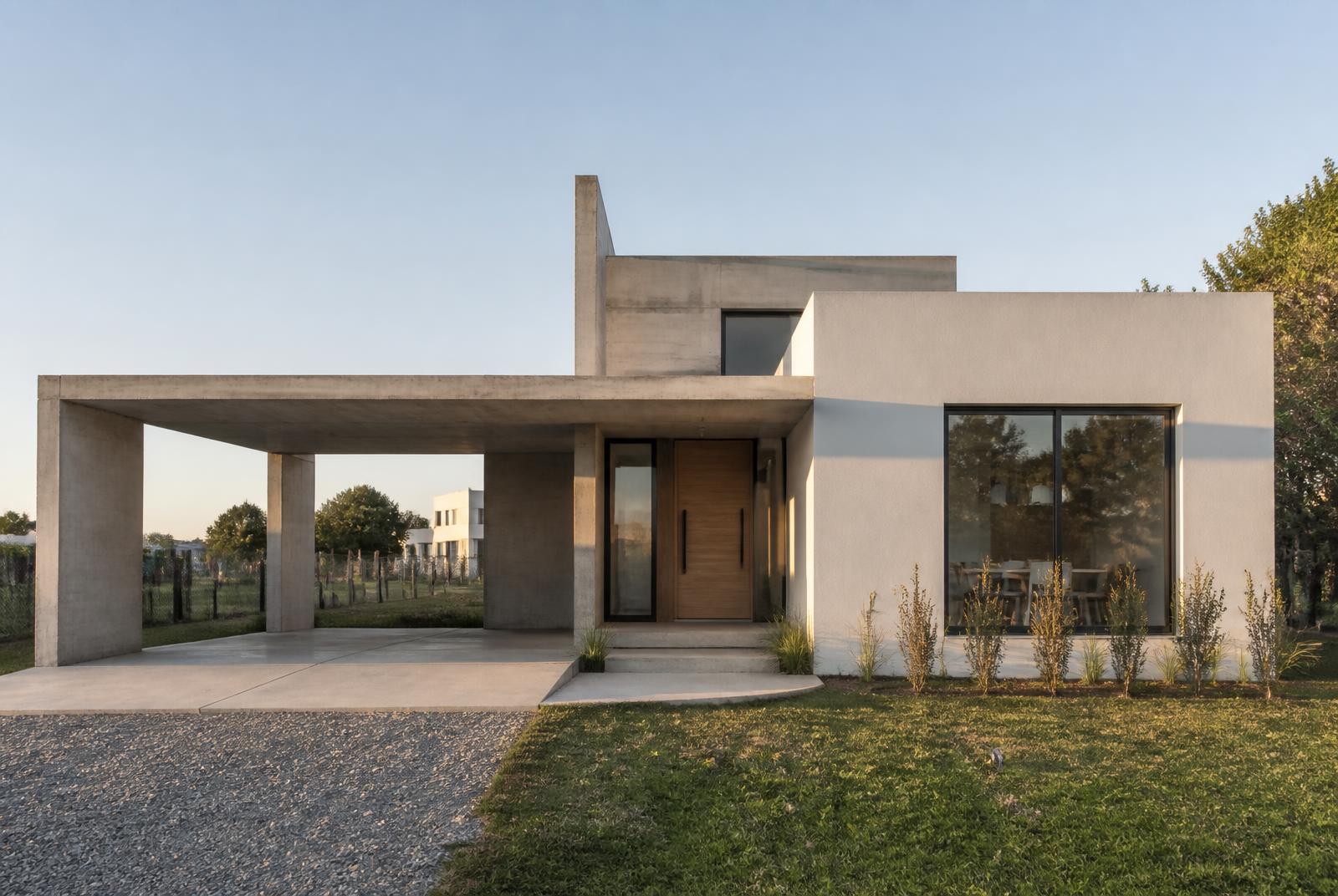 Imagen ilustrativa de una vivienda moderna terminada